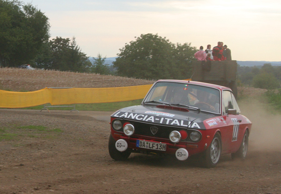 Lancia bei der Limes-Rallye