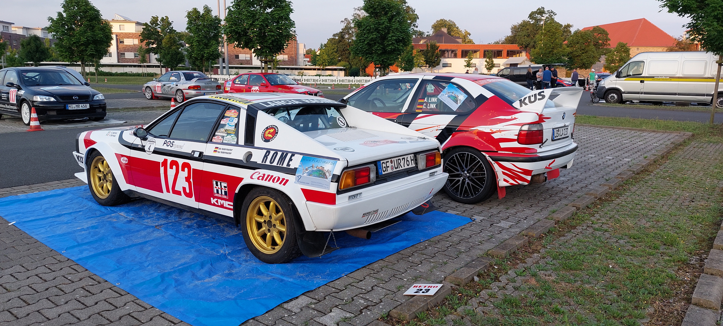  Lancia  beta montecarlo Startnummer 123