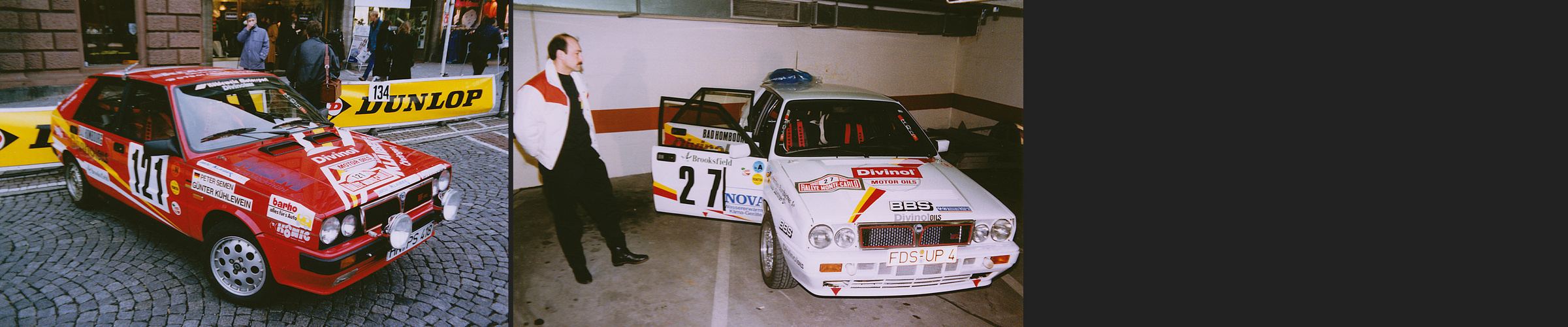 Lancia Delta bei der Rally Monte-Carlo 1991