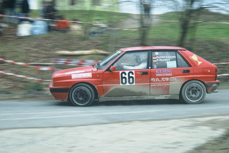 Lancia Delta bei der Rallye 200