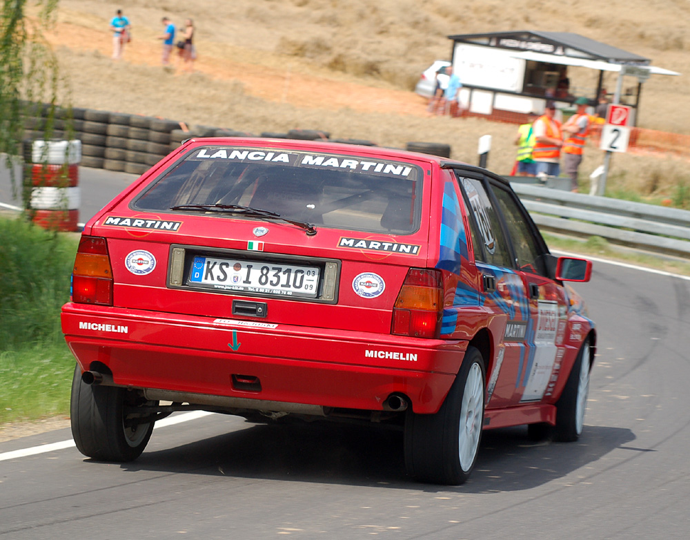 Lancia Delta Integrale am Berg ... bei Osnabrücker Bergrennen 2014