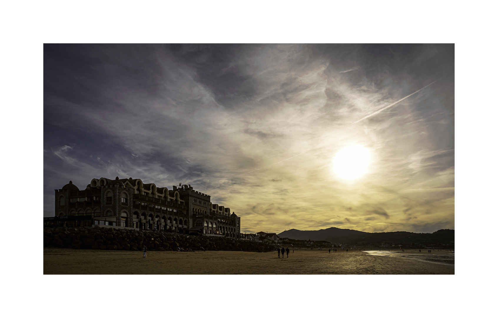 L'ancien casino d'Hendaye, départ du GR 10