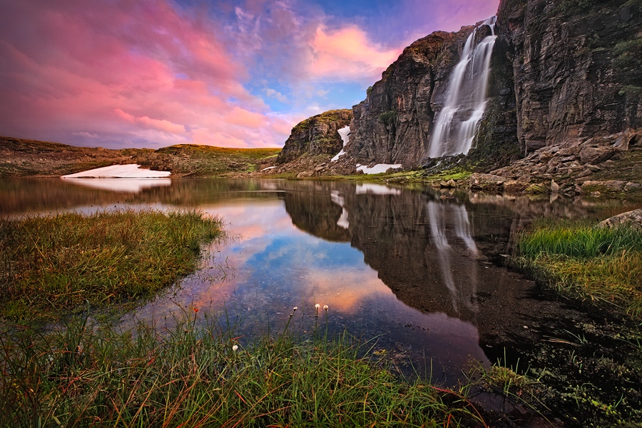 Land der Wasserfälle