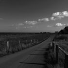 Land, Himmel, Meer und Leuchtturm