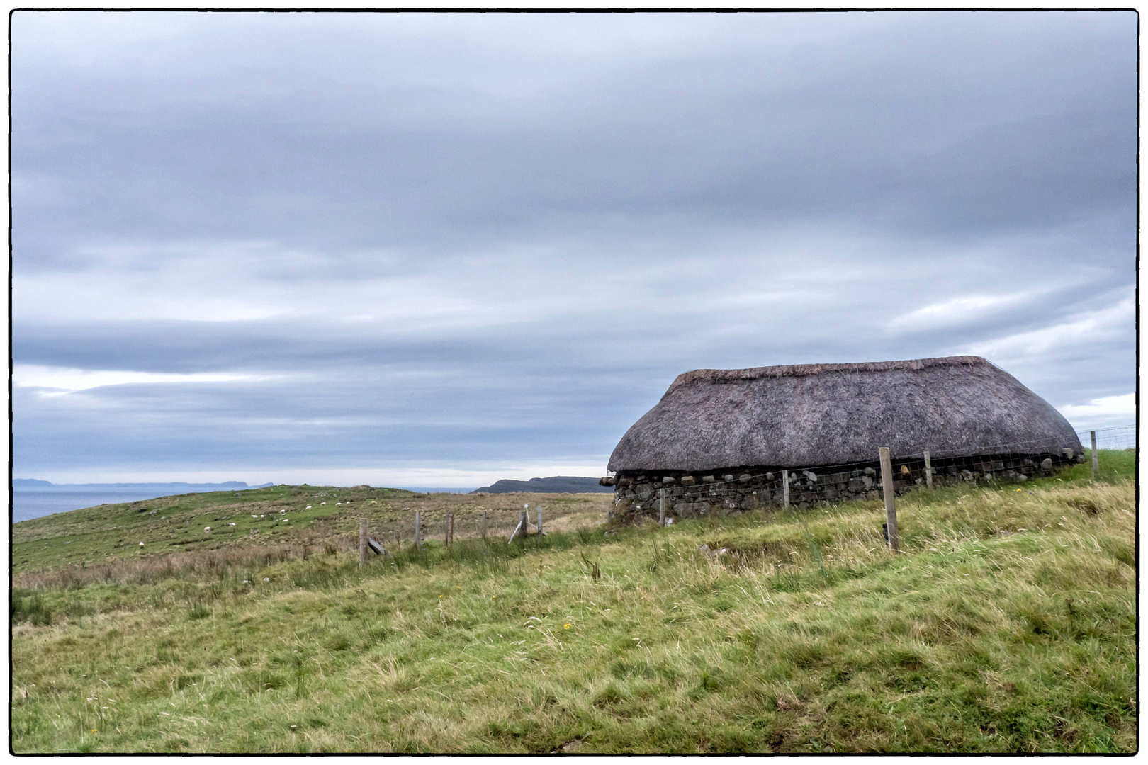 Land im Wind