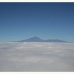 Land über den Wolken.