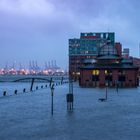 Land unter am Hamburger Fischmarkt