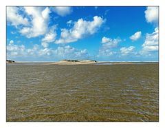 Land unter am Lakolk Strand auf Rømø