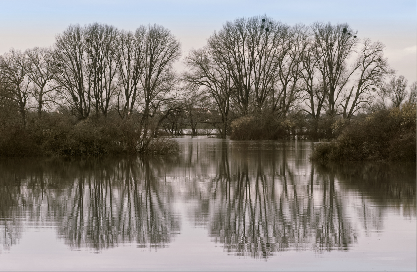 Land unter am Rheim