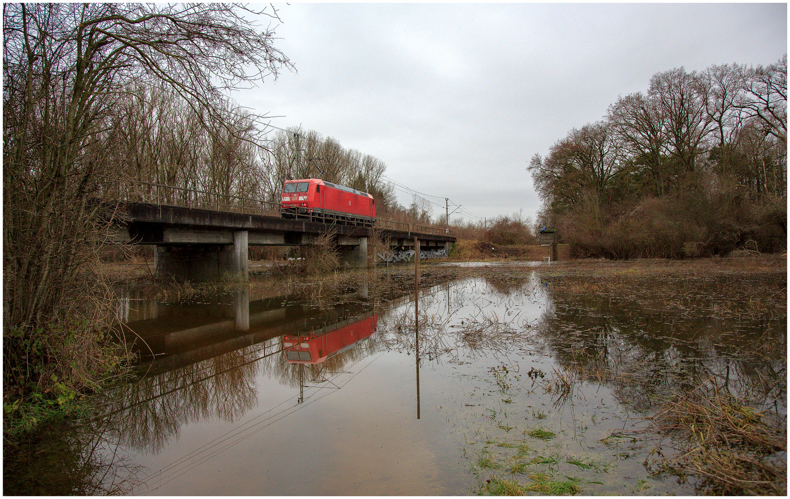 Land unter an der Paar