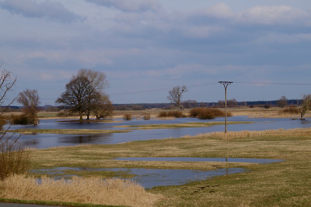 Land unter an der Sude