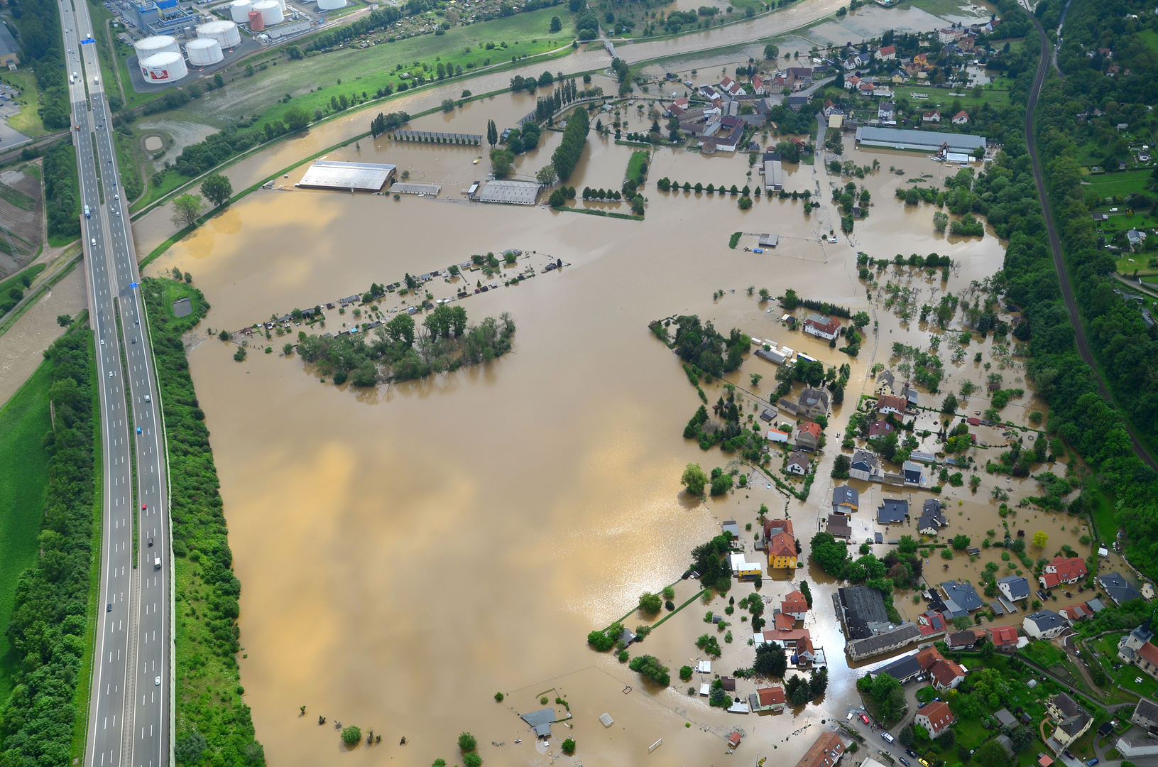 Land Unter in Gera