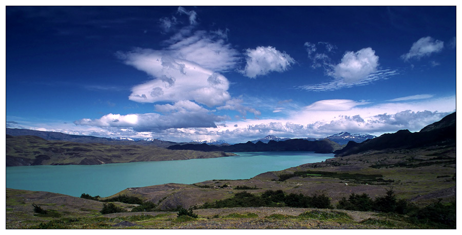 Land, Wasser und Himmel