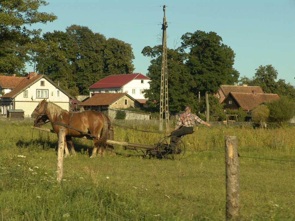 Landarbeit in den Masuren