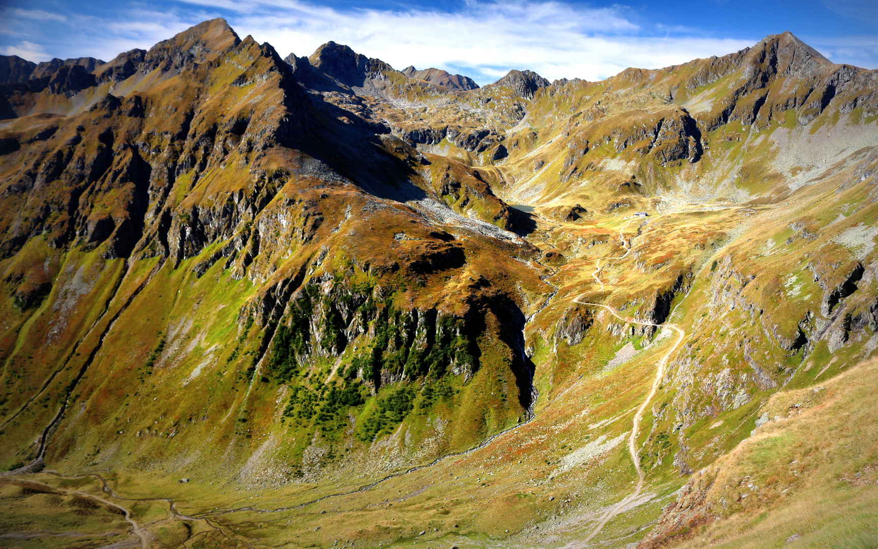 Landarwirseehütte mit Pietrach und Göriachtal