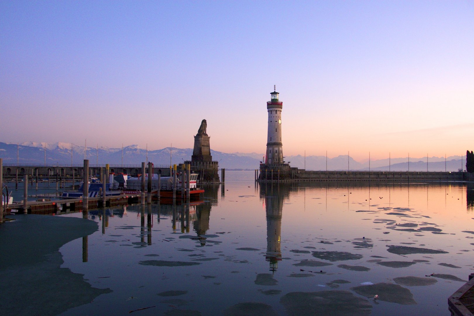 Landauer Hafen im Februar