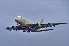 Landeanflug A380