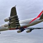 Landeanflug A380 (Emirates)