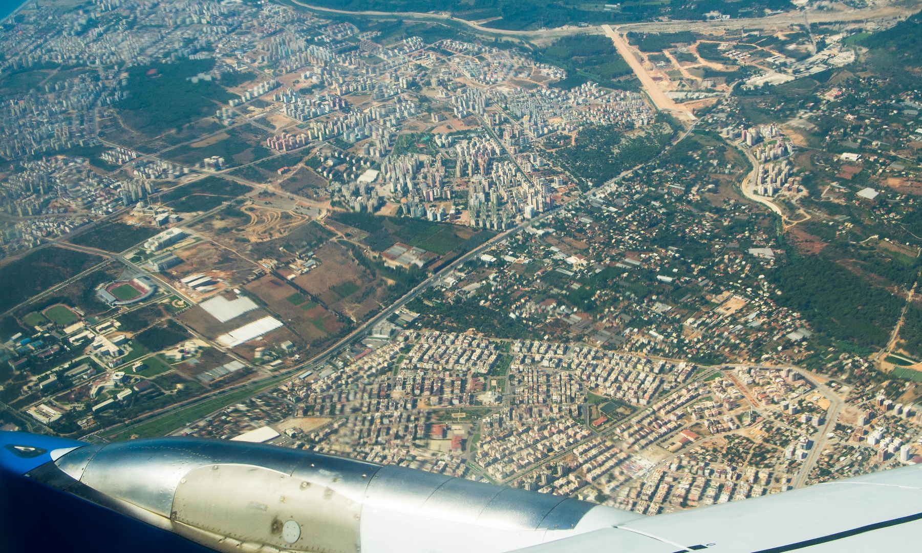 Landeanflug auf Antalya