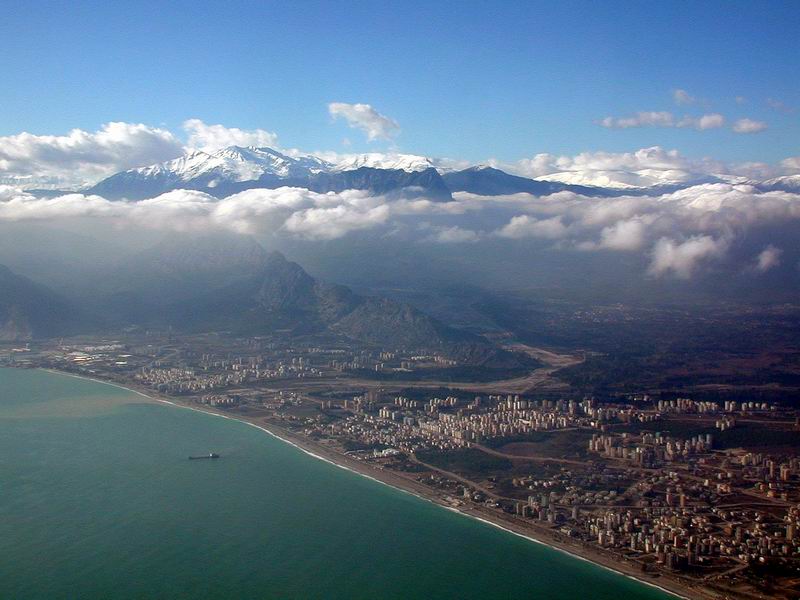 Landeanflug auf Antalya