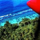 Landeanflug auf Bora Bora