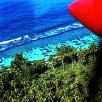 Landeanflug auf Bora Bora