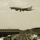 Landeanflug auf den Frankfurter Flughafen