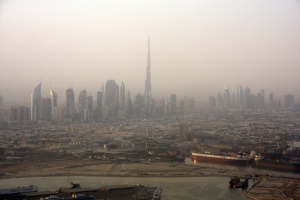 Landeanflug auf Dubai....