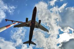 Landeanflug auf Düsseldorf