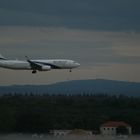 Landeanflug auf Frankfurt Airport