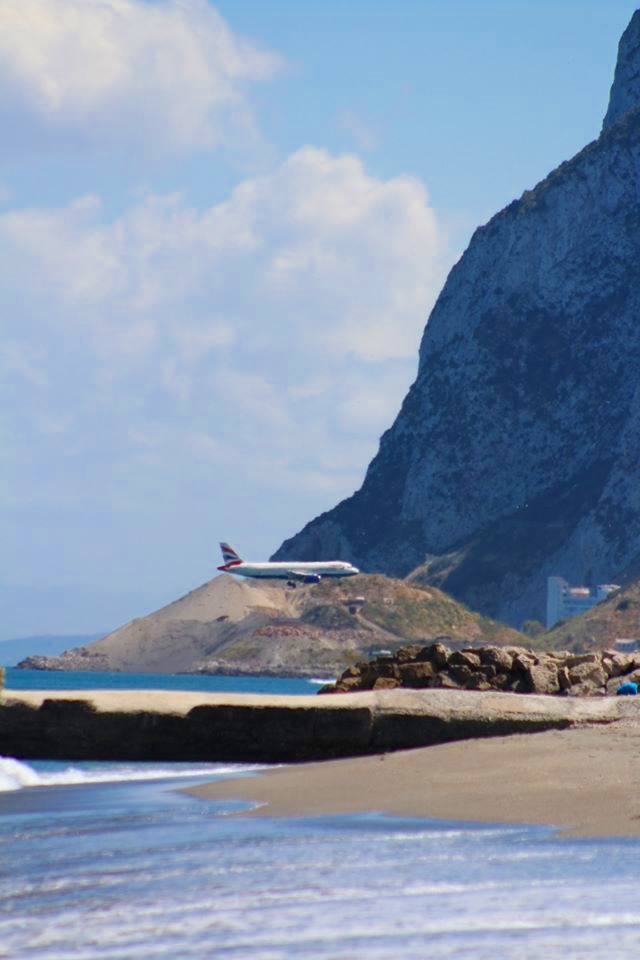 Landeanflug auf Gibraltar