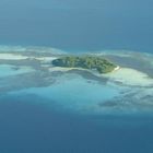 Landeanflug auf Los Roques in Venezuela