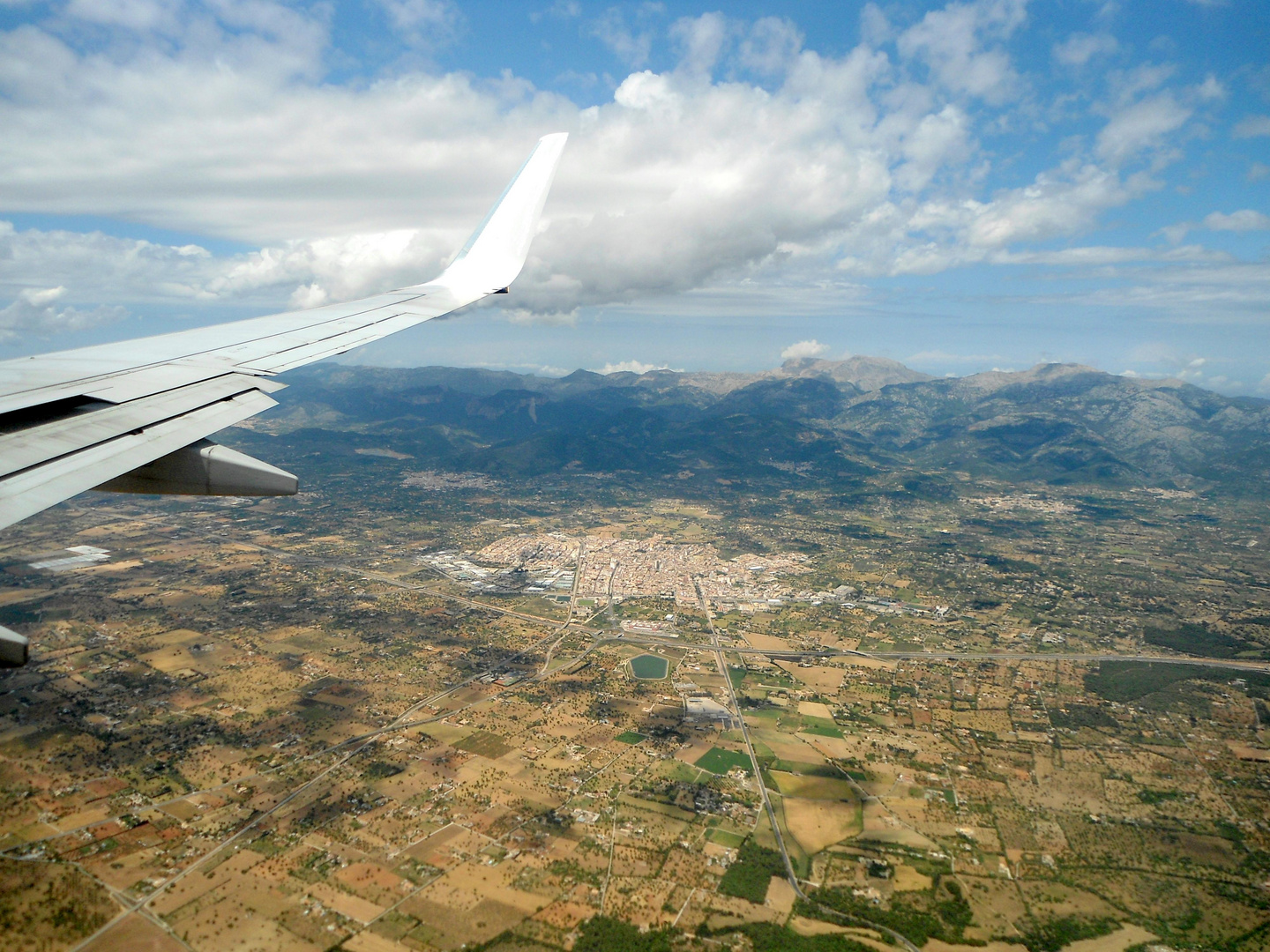 Landeanflug auf Mallorca