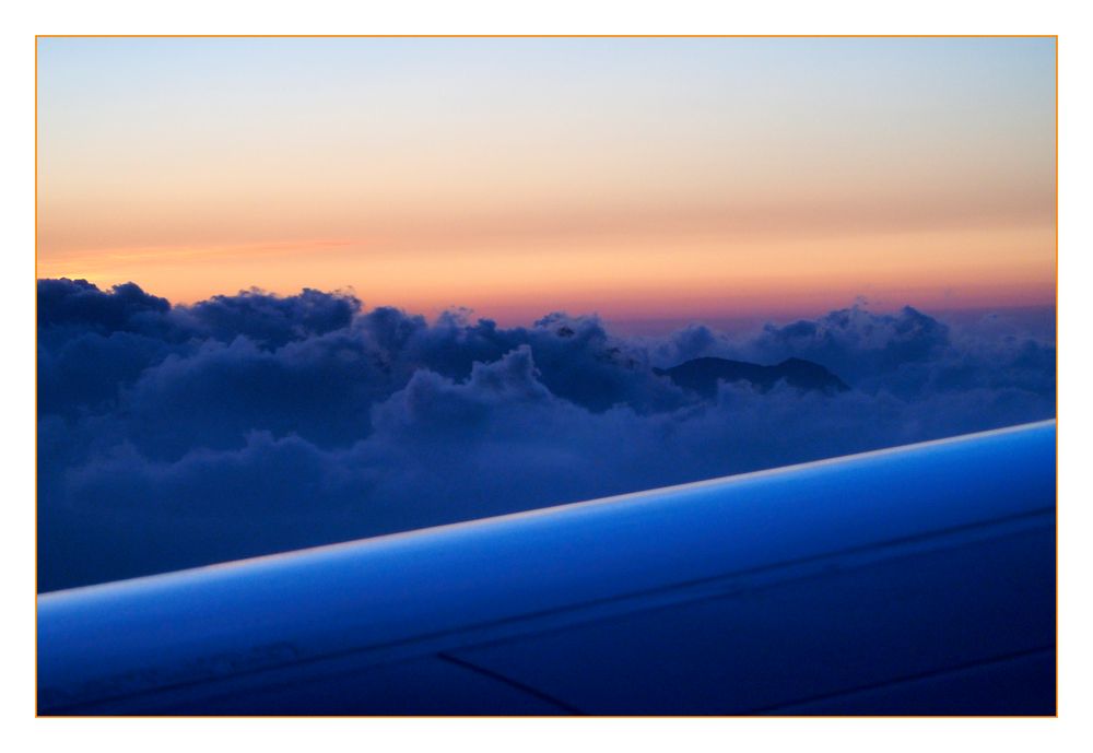 Landeanflug auf Palma die Mallorca