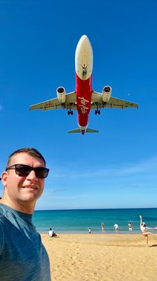 Landeanflug auf Phuket / Landing approach to Phuket