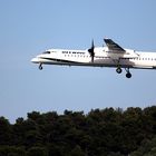 Landeanflug auf Skiathos