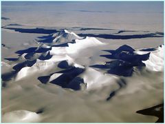 Landeanflug auf Spitzbergen