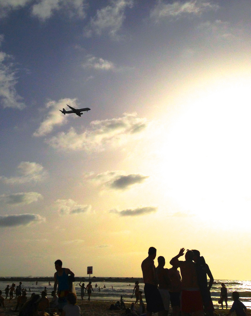 Landeanflug auf Tel Aviv, die 2.