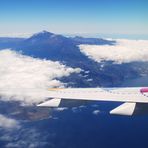 Landeanflug auf Teneriffa mit Blick auf den Teide [more pics: www.a-k.de]