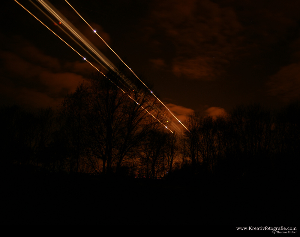 Landeanflug bei Nacht 2