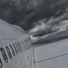 Landeanflug bei suboptimalem Wetter