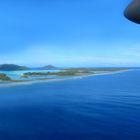 Landeanflug Bora Bora
