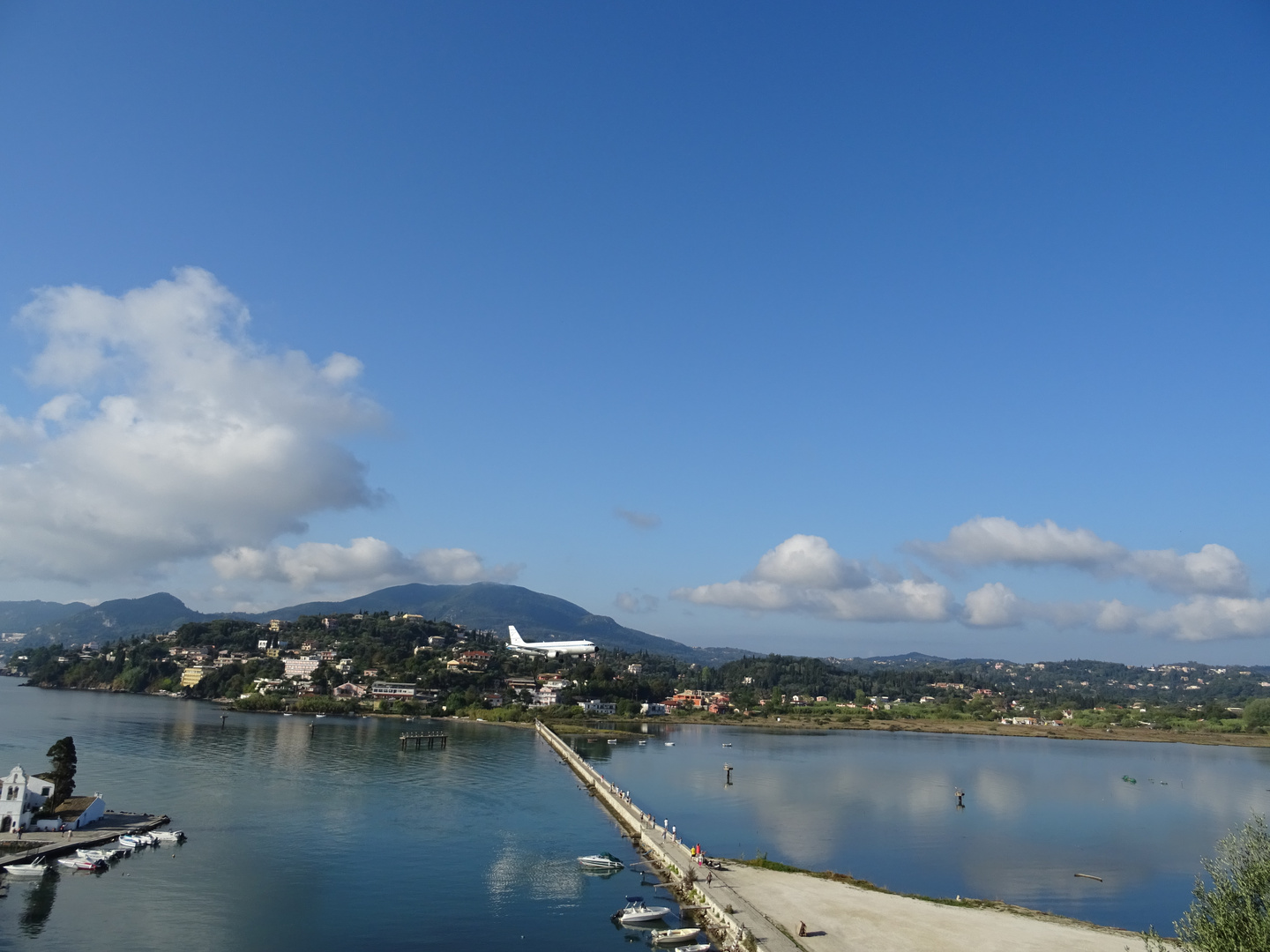 Landeanflug corfu