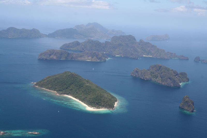 Landeanflug El Nido (Palawan)