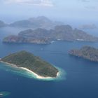 Landeanflug El Nido (Palawan)