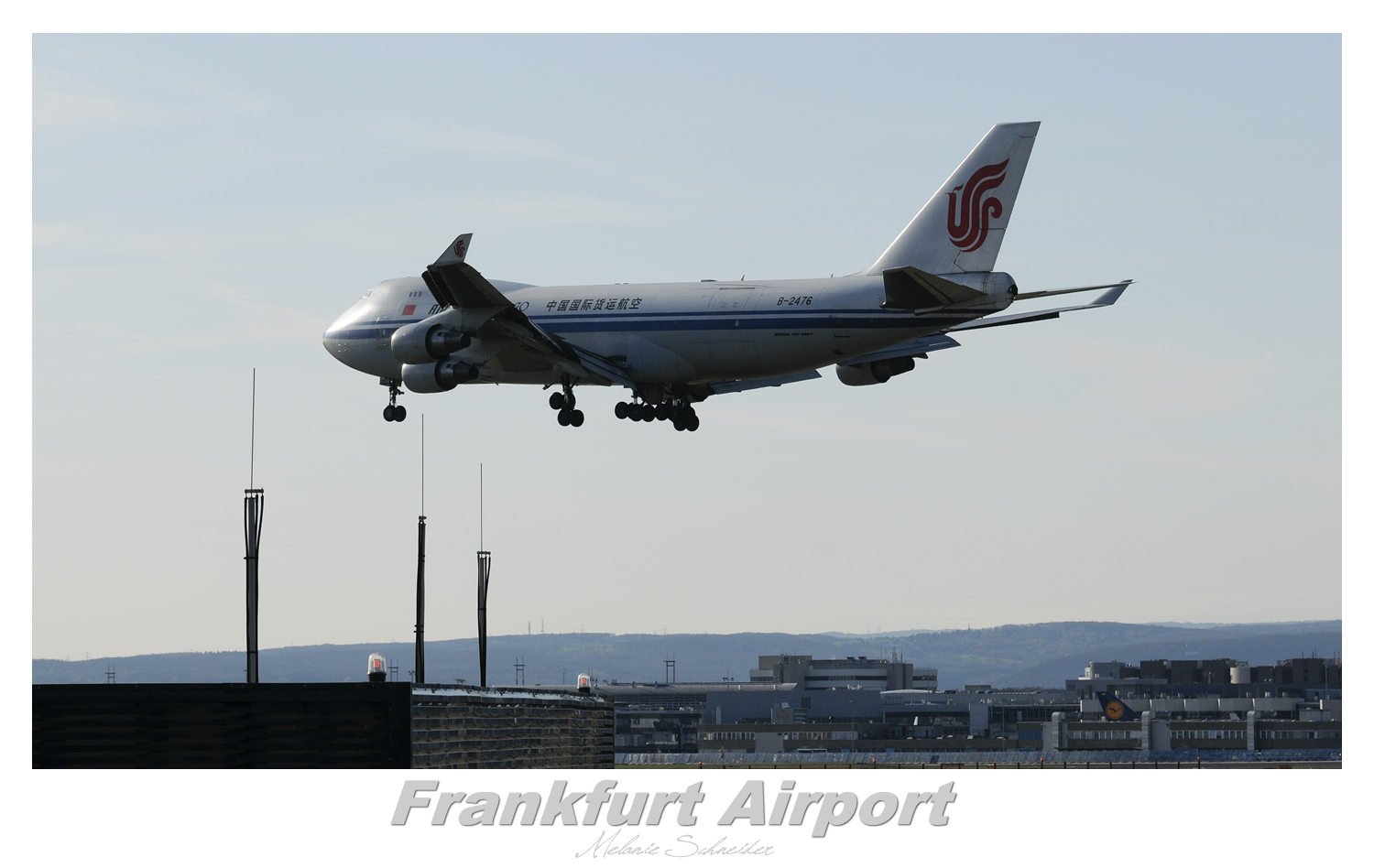 Landeanflug - Frankfurt Airport