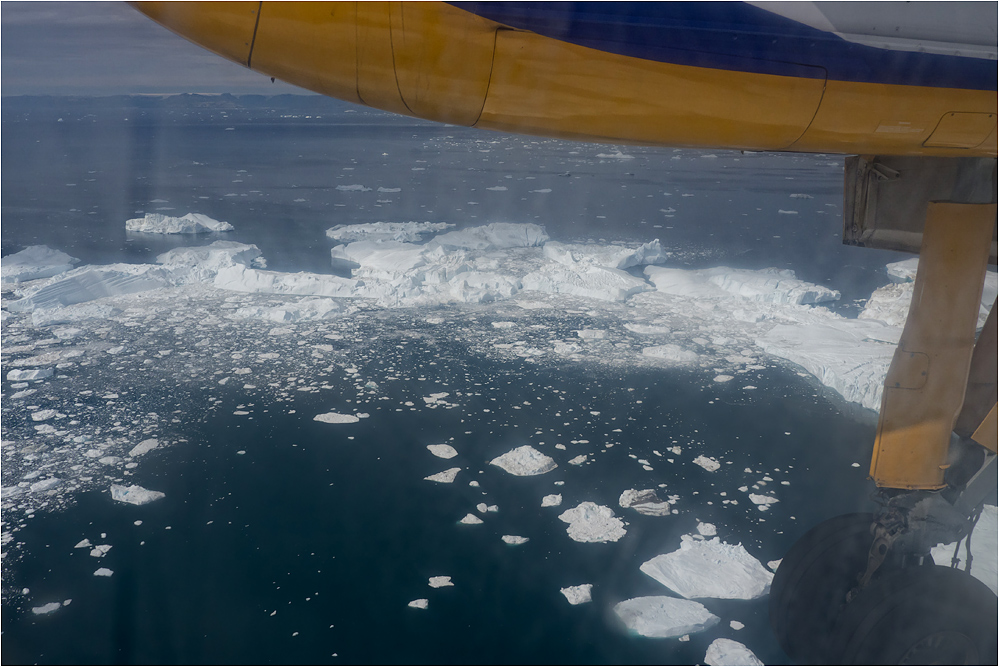 Landeanflug Ilulissat...