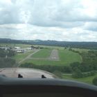 Landeanflug in Mosbach-Lohrbach