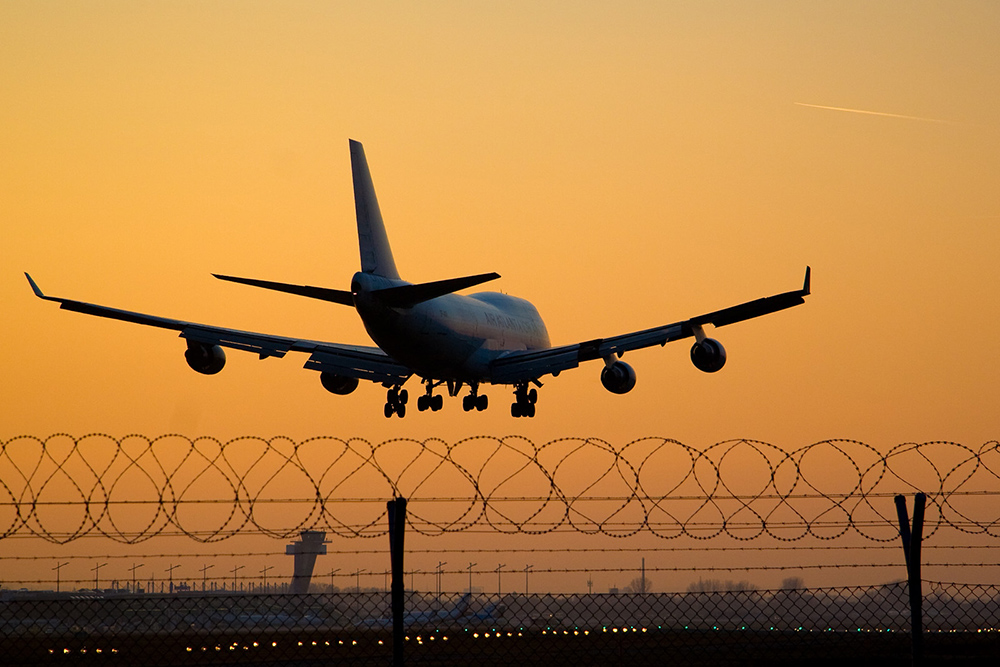 Landeanflug in Nürnberg