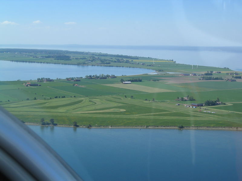 landeanflug  ____  Insel Visingsö